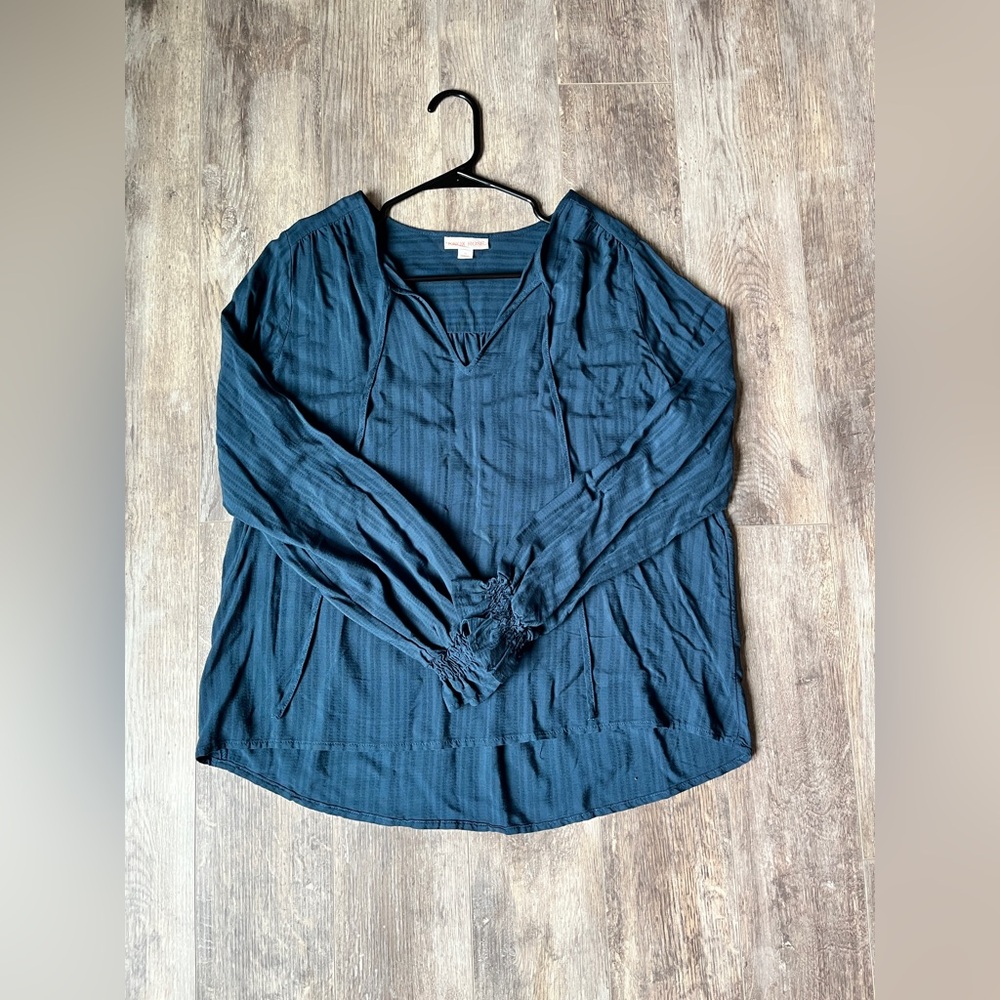 KNOX ROSE Blue Blouse, Women’s , Size Medium